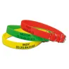 Collier à graver dans la masse PVC 60 X 2,5cm 3 couleurs ajustable