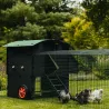 Extension de 1m pour enclos 2 m poulailler surélevé 8-15 poules Extension de 1m pour enclos 2 m poulailler surélevé 8-15 poules