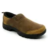 Sabots Montana cuir suédé chocolat / taupe 39 à 46