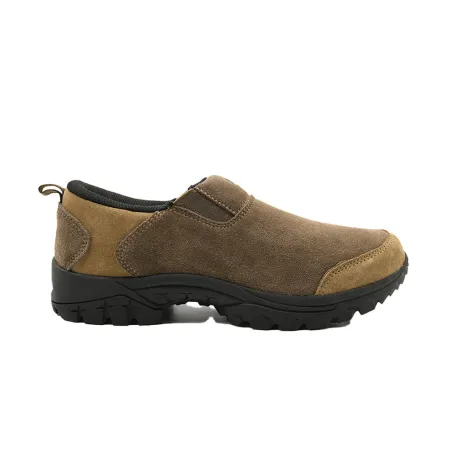 Sabots Montana cuir suédé chocolat / taupe 39 à 46