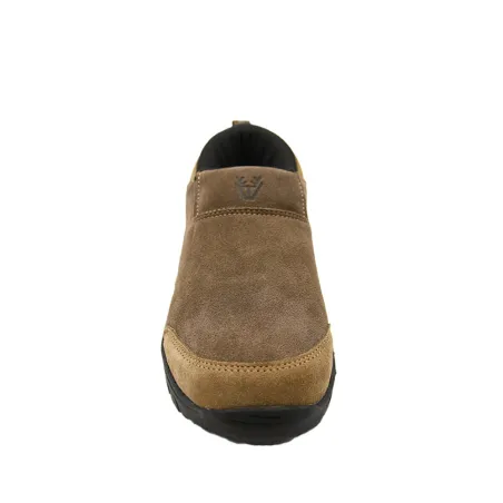 Sabots Montana cuir suédé chocolat / taupe 39 à 46
