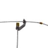 Collet à renard 2mm avec arrêtoir fabrication française Collet à renard 2mm avec arrêtoir fabrication française