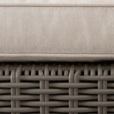 Salon de jardin 3 places Keter® + pouf offert cappuccino Salon de jardin 3 places Keter® + pouf offert cappuccino