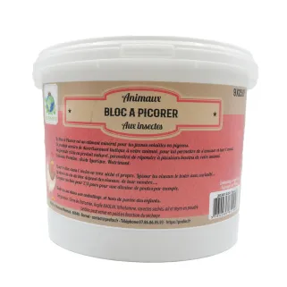 Bloc à picorer vermifuge
