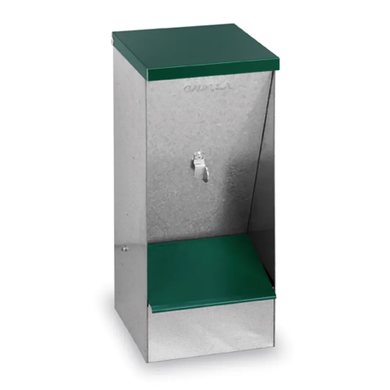 Mangeoires à trémie galvanisées chiens 12 ou 20 kg Mangeoires à trémie galvanisées chiens 12 ou 20 kg