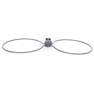 Mangeoire chien sur pied réglable 43 cm + 2 gamelles 2800 ml