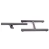 Mangeoire chien sur pied réglable 43 cm + 2 gamelles 2800 ml