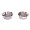 Mangeoire chien sur pied réglable 43 cm + 2 gamelles 2800 ml