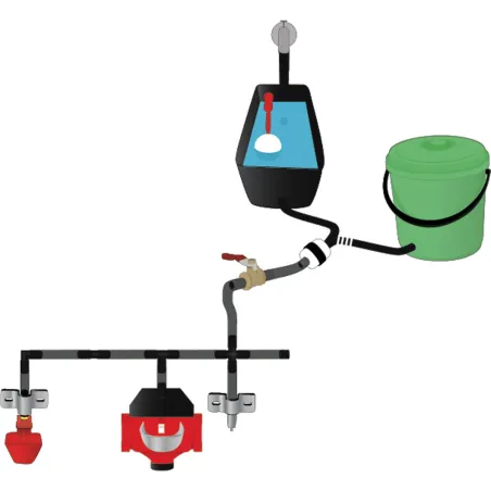 Abreuvoir automatique cage clapier volailles et oiseaux 2 tailles