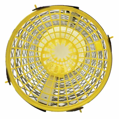 Nasse à écrevisses plastifiée 50 cm Diam 30 cm 2 entrées