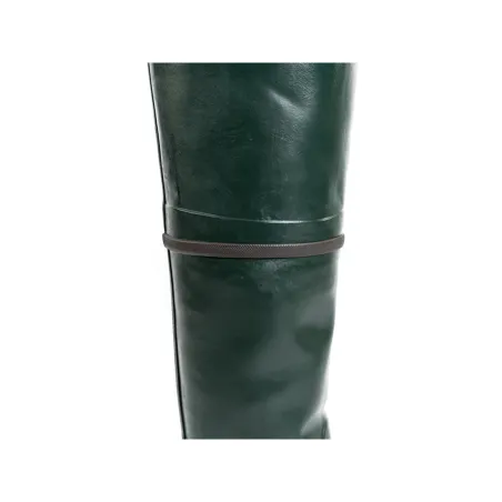 Cuissardes robustes caoutchouc doublé néoprène 3mm vert 39 à 47 Cuissardes robustes caoutchouc doublé néoprène 3mm vert 39 à 47