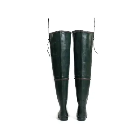Cuissardes robustes caoutchouc doublé néoprène 3mm vert 39 à 47 Cuissardes robustes caoutchouc doublé néoprène 3mm vert 39 à 47