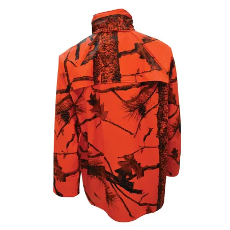 Veste de pluie Treeland étanche camo orange blaze M à 4XL