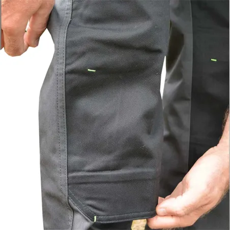 Pantalon Travail multipoches LMA gris et noir T38 à T60 Pantalon Travail multipoches LMA gris et noir T38 à T60