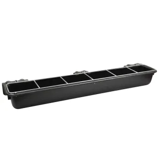 Mangeoire longue plastique à cornadis ovins caprins 8L - 95,5 X 21 X 12 cm 