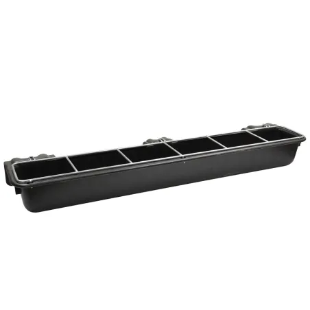 Mangeoire longue plastique à cornadis ovins caprins 8L - 95,5 X 21 X 12 cm 