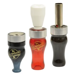 Pack 3 Appeaux Helen Baud Gibier d'Eau Colvert sarcelle mâle siffleur mâle
