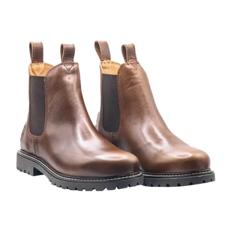 Bottines Chelsea Heritage Farmer Honey cuir marron 40 à 47