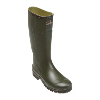 Bottes Stronger antidérapantes caoutchouc jersey Kaki 39 à 47