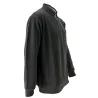 Pull Xeres coton polyester gris anthracite col bleu clair M à 3XL Pull Xeres coton polyester gris anthracite col bleu clair M à 3XL