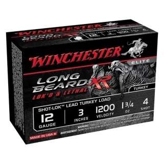 Boite de 10 Cartouches Long Beard bourre jupe 12/89 365m/s