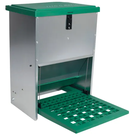 Mangeoire à trémie anti nuisibles 20kg Dim. 33,5 X 23 X 66 cm