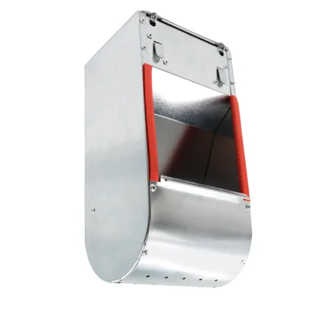 Mangeoire trémie acier galva 1 compartiment à l'unité 25x12x11cm