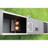 Piège boite à fauve bois 2 entrées ouverture 27 x 28 (h) cm