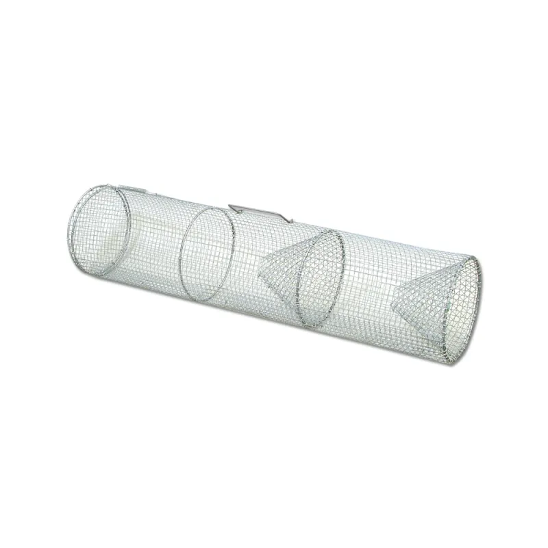 Nasse à anguilles grillage plastifié maille 10 mm Longueur 80 cm Nasse à anguilles grillage plastifié maille 10 mm Longueur 80 cm