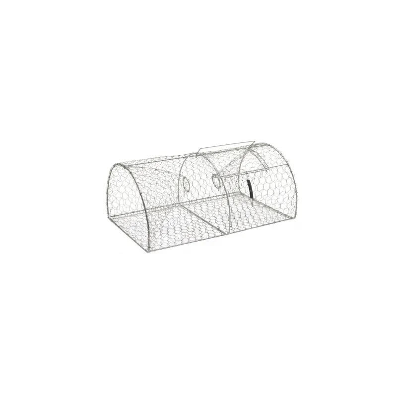 Nasse à écrevisses galvanisée maille 20 mm Longueur 50 cm Nasse à écrevisses galvanisée maille 20 mm Longueur 50 cm