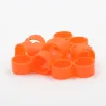 Bagues à clip éco Ø6mm par 100 pièces Orange ou rose Bagues à clip éco Ø6mm par 100 pièces Orange ou rose