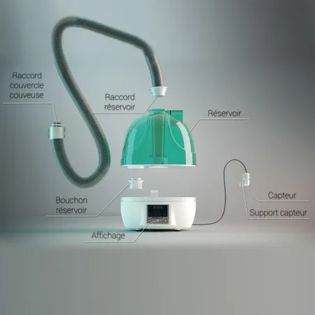 Humidificateur Nebula pour couveuse River Systems tout modèle