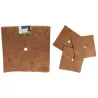 Lot de 3 Carrés de paillage fibre coco 38 cm 