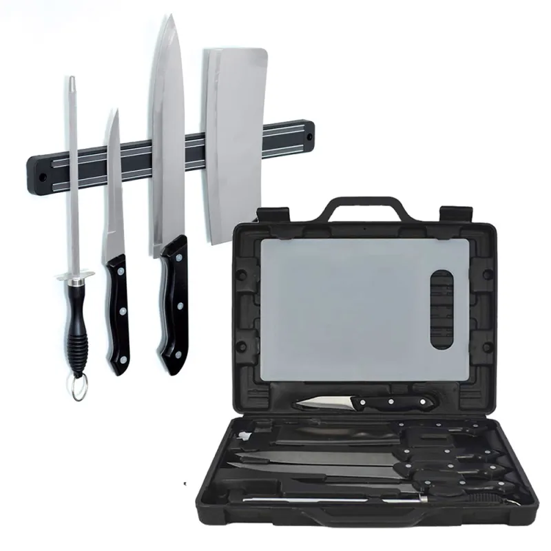 Mallette découpe 7 pièces + Porte couteau