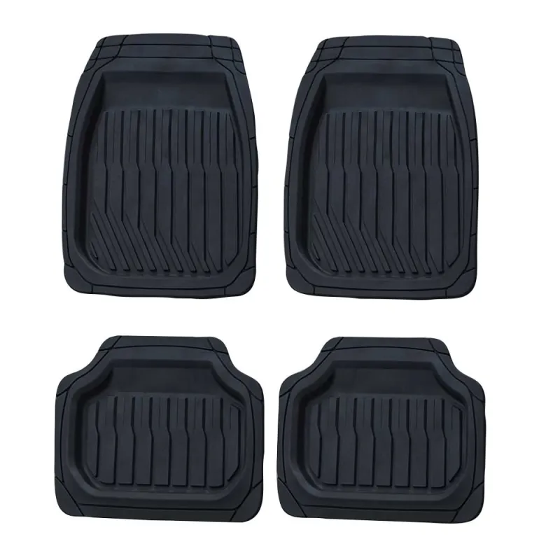 Lot 4 Tapis PVC Baquet Lavables Étanches Auto Lot 4 Tapis PVC Baquet Lavables Étanches Auto