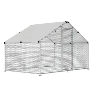 Enclos à volailles 6 m² avec toit étanche et cadre renforcé