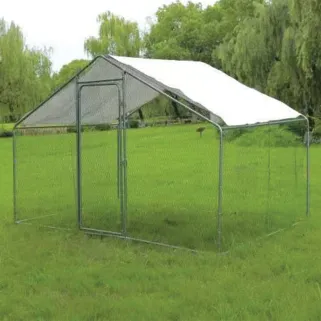 Enclos à volailles 6 m² avec toit étanche et cadre renforcé