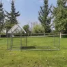 Enclos à volailles 3x1x1,5 m avec bâche | Robuste et pratique