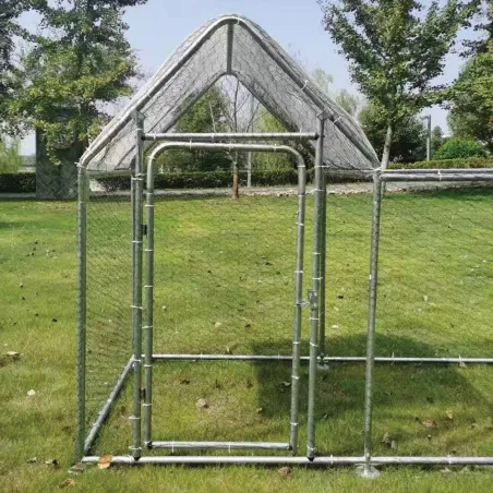 Enclos à volailles 3x1x1,5 m avec bâche | Robuste et pratique