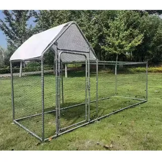 Enclos à volailles 3x1x1,5 m avec bâche | Robuste et pratique