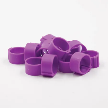 Bagues à clip éco volailles 6 à 25mm 11 coloris par 25 pièces Bagues à clip éco volailles 6 à 25mm 11 coloris par 25 pièces