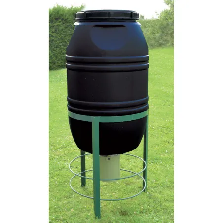 Kit Agrainoir Automatique 12V avec Bidon 220L Batterie et support