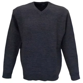 Pull col V Vernon Havane 63% acrylique 27% laine 10% nylon