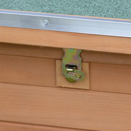 Niche isolée pour chien en bois – Extérieur été/hiver – 4 tailles