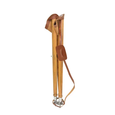 Siège de battue Luxe en frêne en croûte de cuir de buffle pliable 65cm Siège de battue Luxe en frêne en croûte de cuir de buffle pliable 65cm