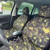 Set Housses de Voiture toile polyester noire et mousse Camo CE Set Housses de Voiture toile polyester noire et mousse Camo CE