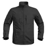 Veste courte Fighter 8 poches zip coton polyester noir M à 3XL