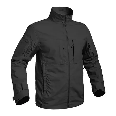 Veste courte Fighter 8 poches zip coton polyester noir M à 3XL