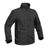 Veste courte Fighter 8 poches zip coton polyester noir M à 3XL