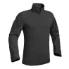 Chemise Ubas Fighter col montant zip coton polyester noir M à 3XL